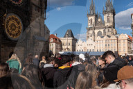 Daily Life In The Historical City Of Prague. 
