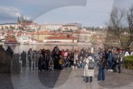 Daily Life In The Historical City Of Prague. 