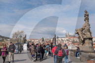 Daily Life In The Historical City Of Prague. 