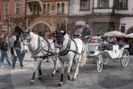Daily Life In The Historical City Of Prague. 