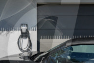 Electric Vehicle Charging In Residential Driveway