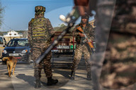 Tight Security In Kashmir 
