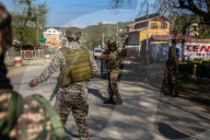 Tight Security In Kashmir 