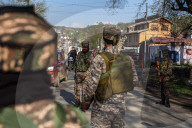 Tight Security In Kashmir 