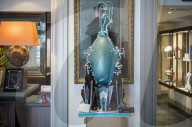 Art Deco-Inspired Chocolate Eggs on Display at Belíåuf in Brussels