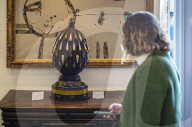 Art Deco-Inspired Chocolate Eggs on Display at Belíåuf in Brussels