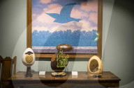 Art Deco-Inspired Chocolate Eggs on Display at Belíåuf in Brussels