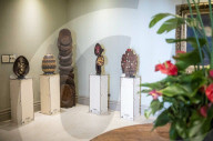 Art Deco-Inspired Chocolate Eggs on Display at Belíåuf in Brussels