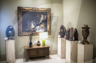 Art Deco-Inspired Chocolate Eggs on Display at Belíåuf in Brussels