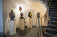 Art Deco-Inspired Chocolate Eggs on Display at Belíåuf in Brussels