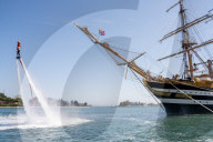 Italy's Tall Ship 'Amerigo Vespucci' In Brindisi
