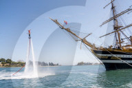 Italy's Tall Ship 'Amerigo Vespucci' In Brindisi