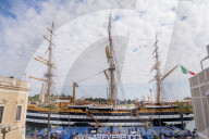 Italy's Tall Ship 'Amerigo Vespucci' In Brindisi