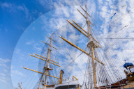 Italy's Tall Ship 'Amerigo Vespucci' In Brindisi