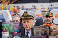 Italy's Tall Ship 'Amerigo Vespucci' In Brindisi