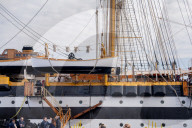 Italy's Tall Ship 'Amerigo Vespucci' In Brindisi