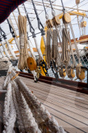 Italy's Tall Ship 'Amerigo Vespucci' In Brindisi