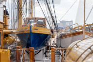 Italy's Tall Ship 'Amerigo Vespucci' In Brindisi