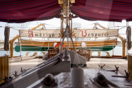 Italy's Tall Ship 'Amerigo Vespucci' In Brindisi