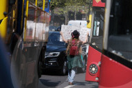 Pro-Palestine Group Youth Demand Blocks Roundabout By Elephant And Castle Station In London, 12 April 2025