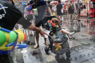 Thailand Celebrates Songkran Festival 2025.