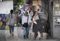 Daily Life In Tehran On The Day Of The Iran-U.S. Talks
