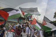 Protest For Support Of Palestine In Dhaka.