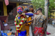 Charak And Gajon Festival In India.