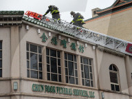 Flames Erupt At Chun Fook Funeral Services In Flushing