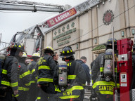 Flames Erupt At Chun Fook Funeral Services In Flushing