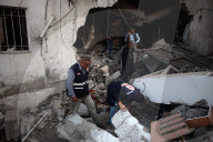 Aftermath Of Israeli Airstrike In Gaza, Palestine