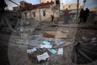 Aftermath Of Israeli Airstrike In Gaza, Palestine