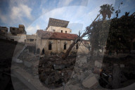 Aftermath Of Israeli Airstrike In Gaza, Palestine