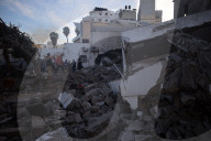 Aftermath Of Israeli Airstrike In Gaza, Palestine
