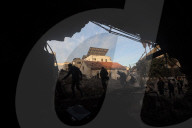Aftermath Of Israeli Airstrike In Gaza, Palestine