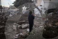 Aftermath Of Israeli Airstrike In Gaza, Palestine