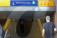 S-Bahn Station Rosenheimer Platz In Munich