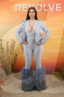 Cardi B Wows In Low Cut Body Suit At The Revolve Festival In Thermal California - 12 April 2025