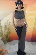 Superstar Teyana Taylor Shows Ripped Body In Crop Top And Form Fitting Skirt At The Revolve Festival In Thermal California - 12 April 2025