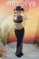 Superstar Teyana Taylor Shows Ripped Body In Crop Top And Form Fitting Skirt At The Revolve Festival In Thermal California - 12 April 2025