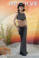 Superstar Teyana Taylor Shows Ripped Body In Crop Top And Form Fitting Skirt At The Revolve Festival In Thermal California - 12 April 2025