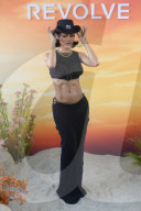 Superstar Teyana Taylor Shows Ripped Body In Crop Top And Form Fitting Skirt At The Revolve Festival In Thermal California - 12 April 2025