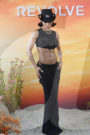 Superstar Teyana Taylor Shows Ripped Body In Crop Top And Form Fitting Skirt At The Revolve Festival In Thermal California - 12 April 2025