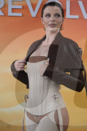 Actress Julia Fox In Very Revealing Bustier And Stockings At The Revolve Festival In Thermal California - 12 April 2025