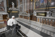NEWS -  Papst Franziskus am Palmsonntag im Vatikan