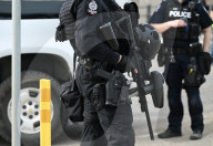 Demonstrators And Police Clash During Palestinian Solidarity Rally In Edmonton
