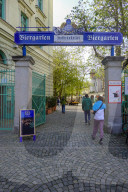 Beer Garden In Munich