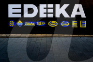 Evolution Of EDEKA Logos Displayed