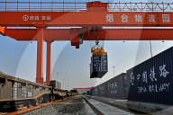 2025 Q1 National Railways Freight Sent Cumulative Increase