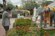 Elephants Join Songkran Festival In Ayutthaya To Mark Thai New Year